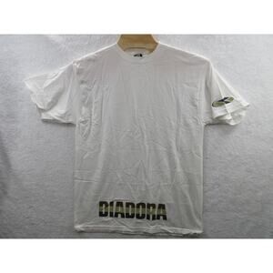 Vintage NWOT Y2K DIADORA Men's Large Dropped Logo T-Shirt